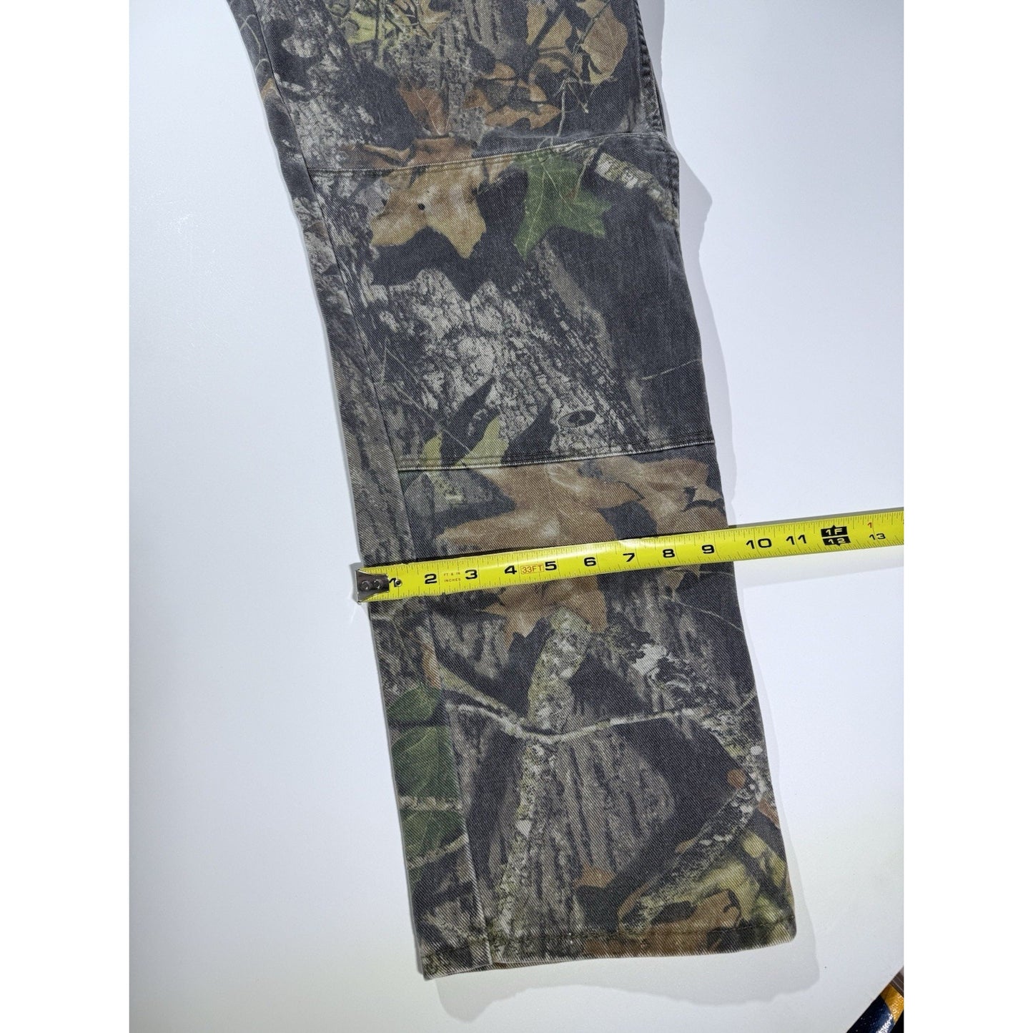 Wrangler Jeans Mens 34x31 Mossy Oak Breakup Camo Hunting Double Knee Work Pants