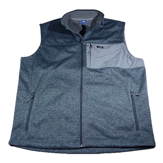 AFTCO Horizon Weatherproof Fleece Jacket Men's 2XL Gray Fishing Outdoors