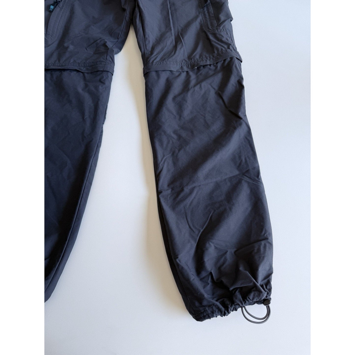 KARRIMOR Mens Straight Cargo Trousers Large W29 L30 Gray Polyester Belted
