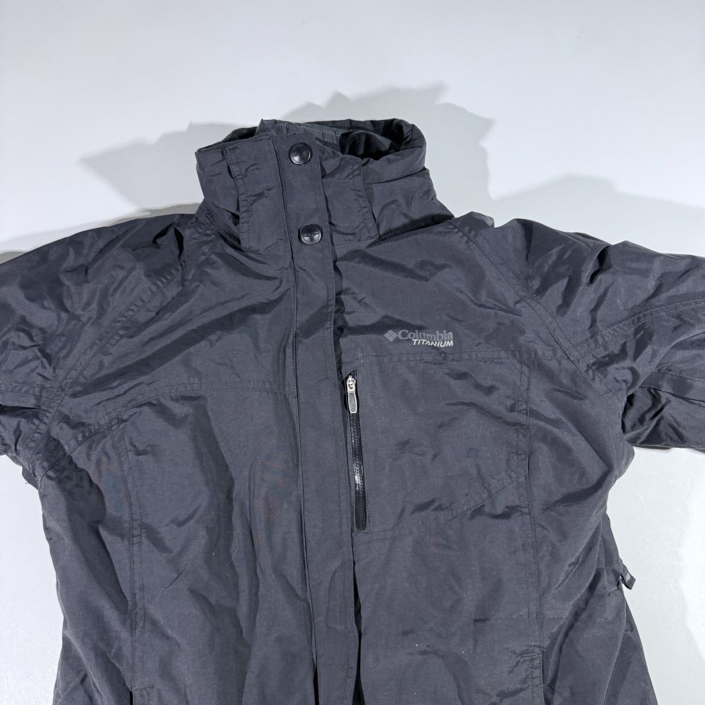 Columbia Titanium Women’s Interchange 3-in-1 Jacket Small Black Omni-Shield