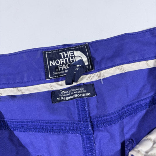 The North Face Paramount Cargo Shorts Womens 10 Purple Hiking Outdoor Nylon