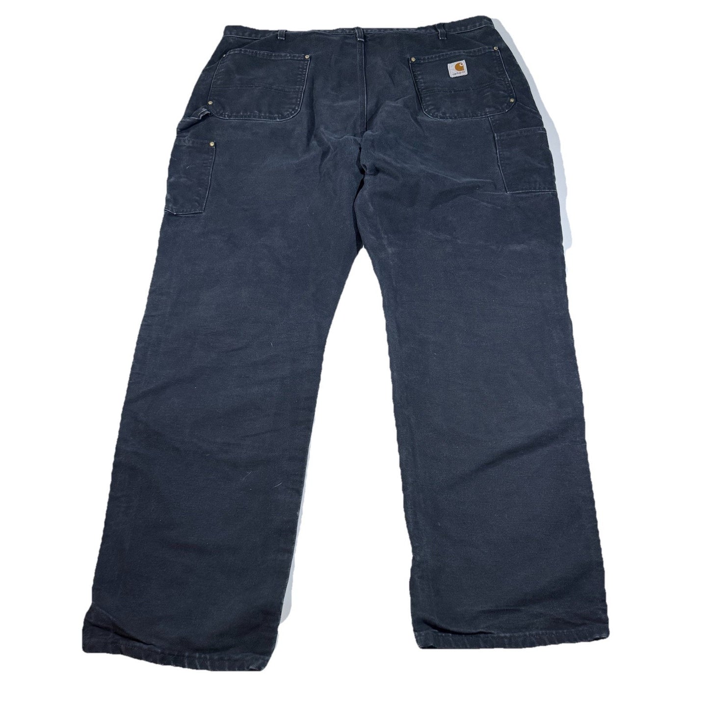 Carhartt B01 Double Knee Work Pants Men’s 42x34 Black Carpenter Utility USA Made