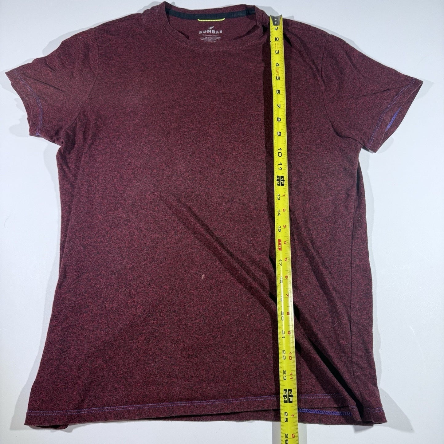 Bombas Shirt Mens Small Red Bee Better Tshirt Crew Neck Short Sleeve Stretch