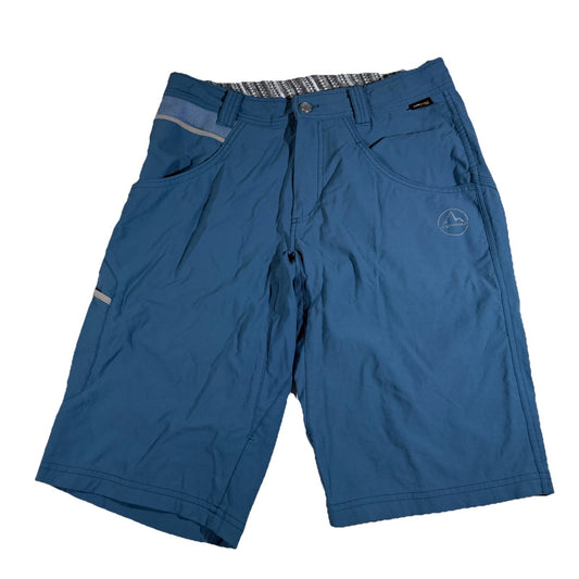 La Sportiva Climbing Shorts Men’s Small Blue Nylon Stretch Outdoor EUS/46