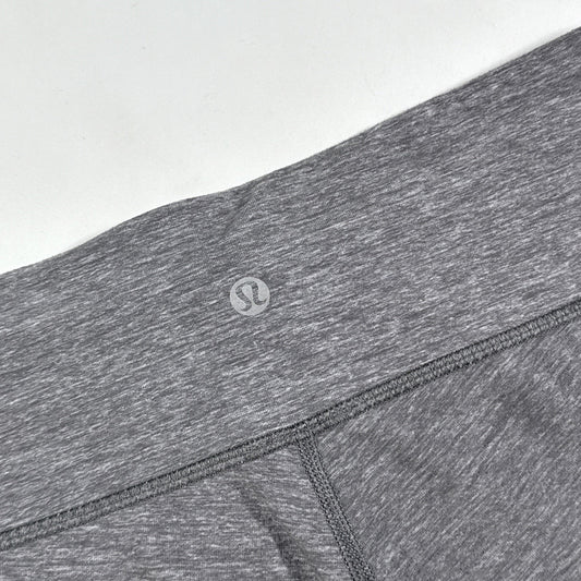 Lululemon Womens Gray Elastic Waist Pull-On Skinny Leg Ankle Leggings Size 8