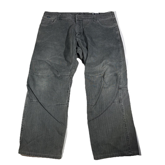 Kuhl Pants Exile Kord Jeans Outdoors Vintage Patina Dye Grey Mens Size 42x32