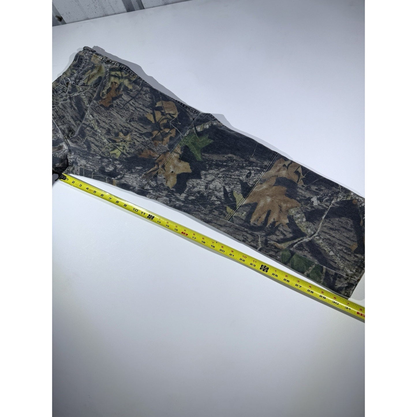 Wrangler Jeans Mens 34x31 Mossy Oak Breakup Camo Hunting Double Knee Work Pants
