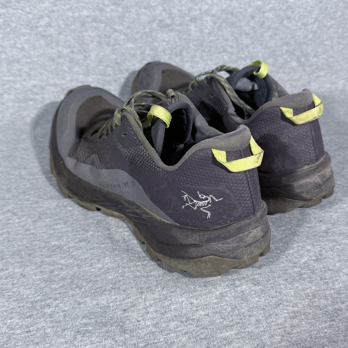 Arc'teryx Norvan VT 2 Technical Trail Running Shoes Grey Neon Women's Size 6