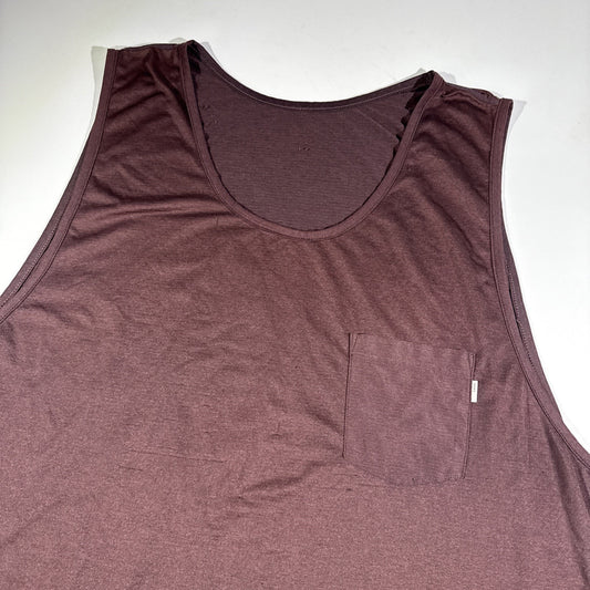Vuori Tank Top Mens 2XL tradewind Tech Performance Gym Workout pocket V142