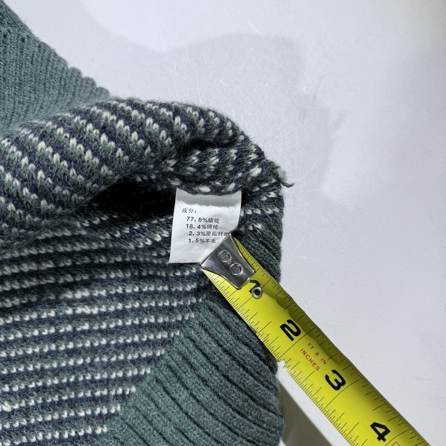 Adam Freak High Street Fashion Cow Pasture Knit Sweater Size Large