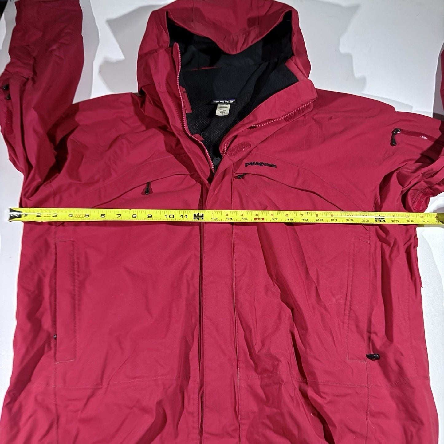 Patagonia Ski Patrol Jacket Mens XL Red Black Cross Rescue Shell Coat (See Pics)