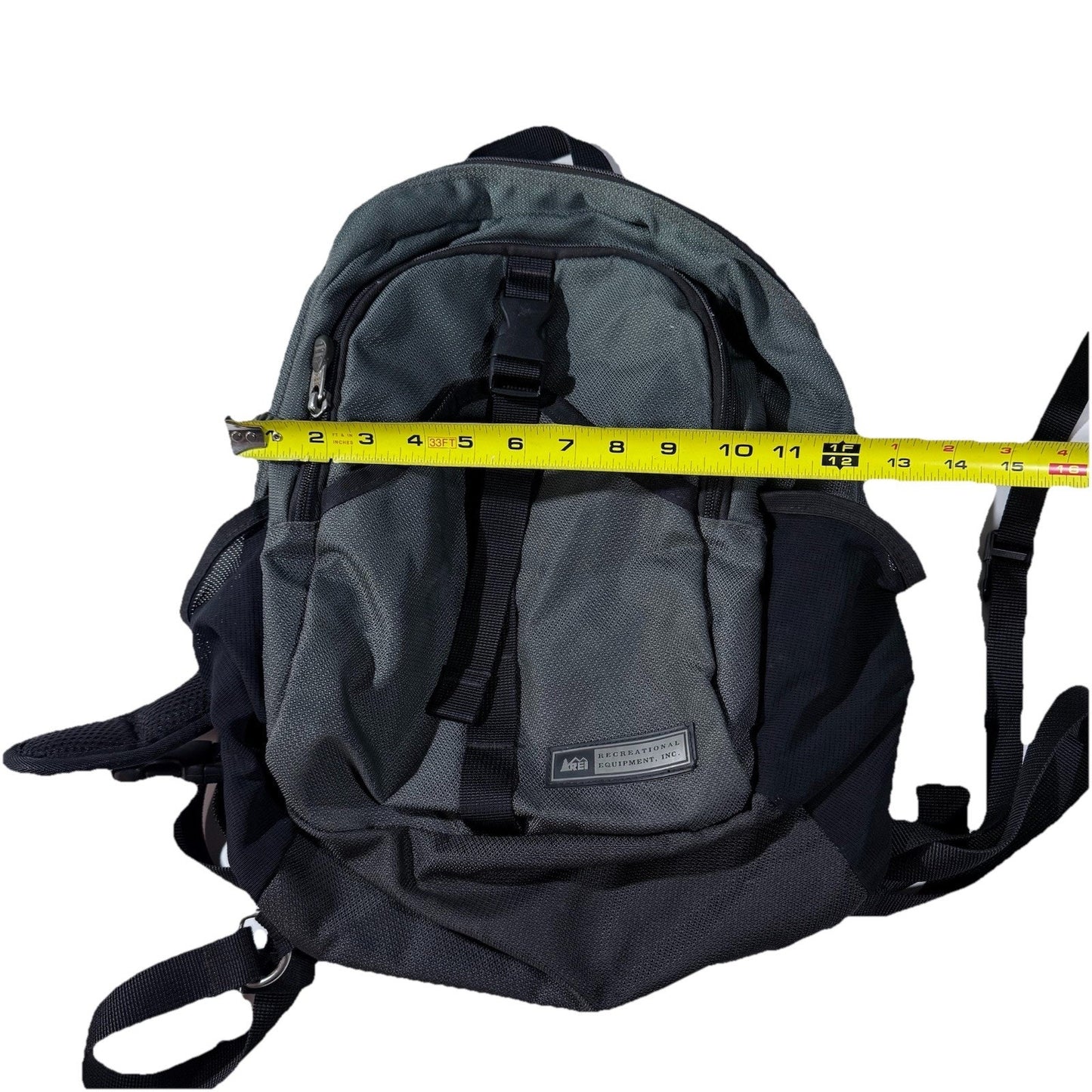 REI Backpack Hiking Daypack Outdoor Camping Travel Gear Green Black