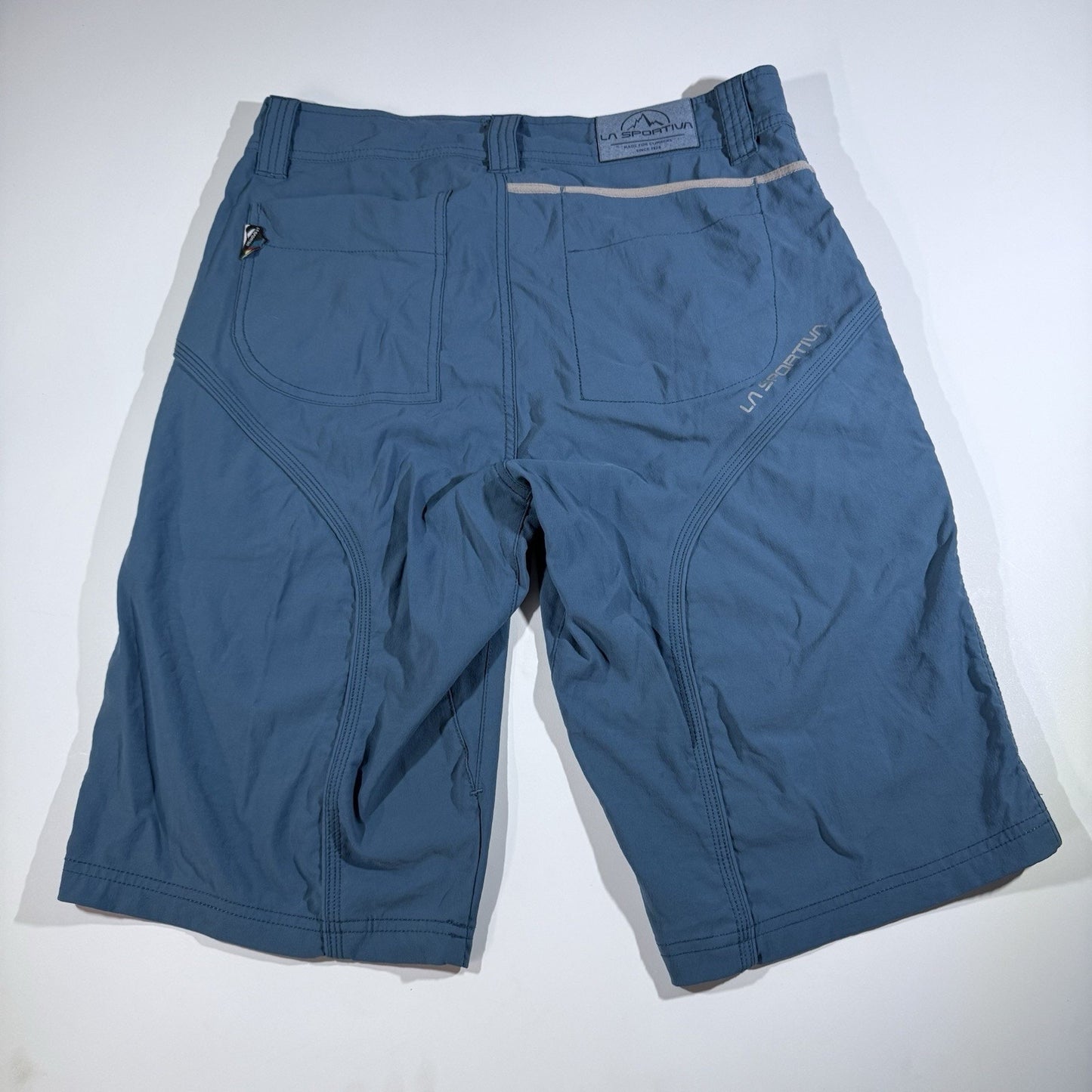 La Sportiva Climbing Shorts Men’s Small Blue Nylon Stretch Outdoor EUS/46