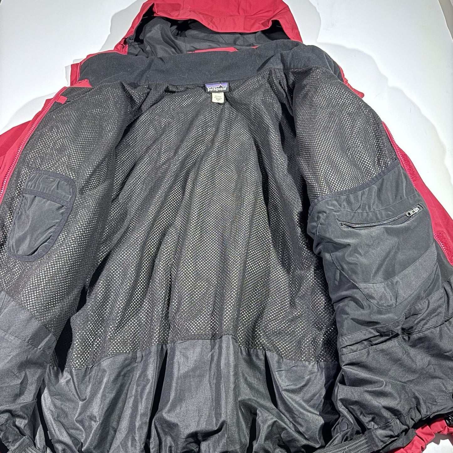Patagonia Ski Patrol Jacket Mens XL Red Black Cross Rescue Shell Coat (See Pics)