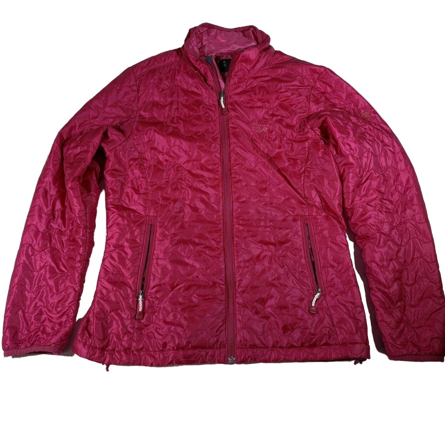 Mountain Hardwear Women Girl Down Puffer Jacket Red Lightweight Packable Size M