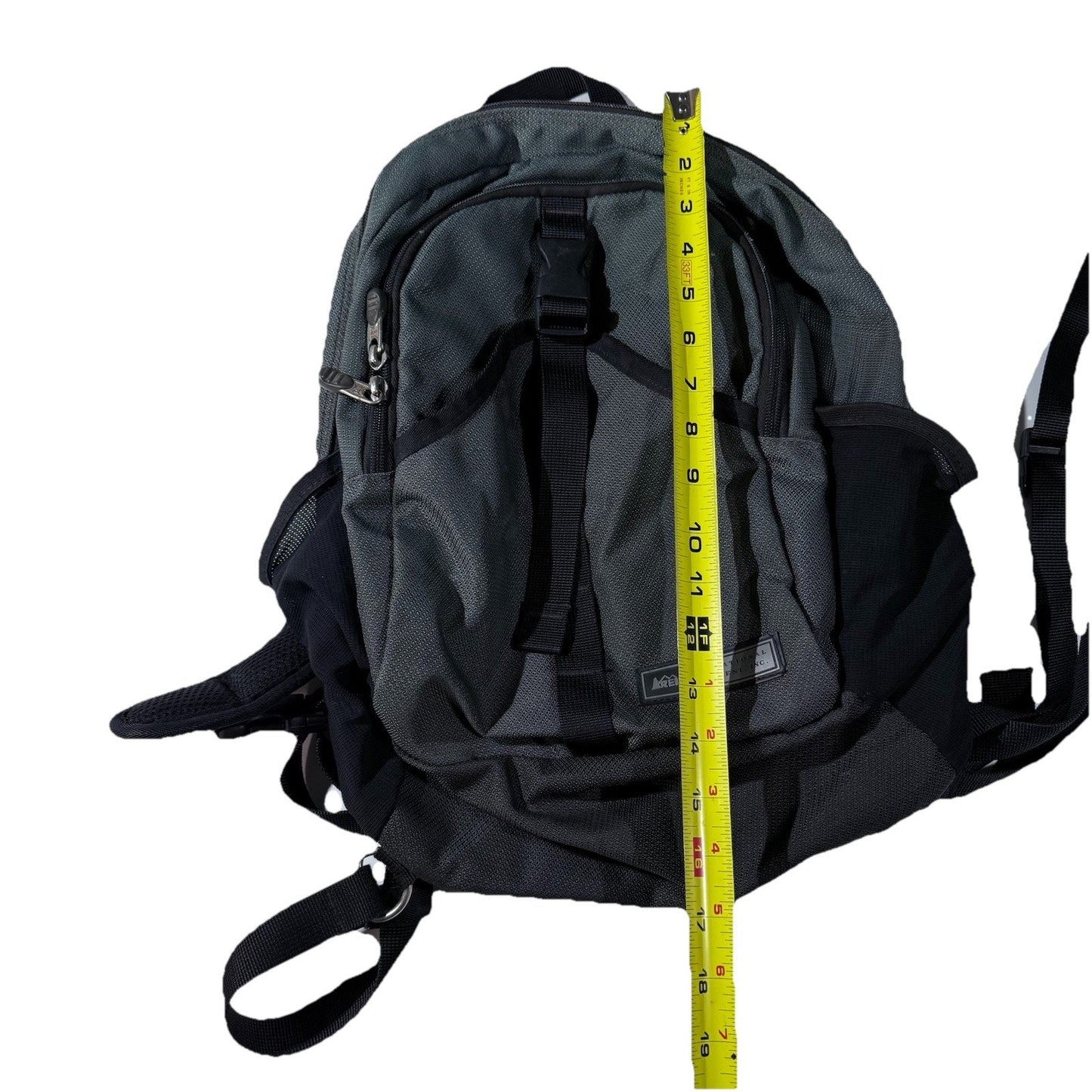 REI Backpack Hiking Daypack Outdoor Camping Travel Gear Green Black