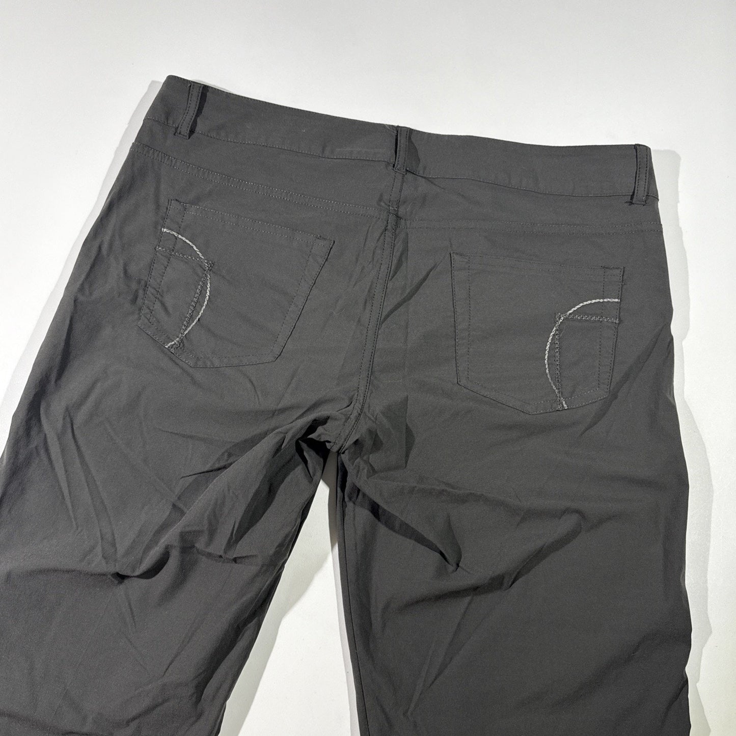 Anatomie Casual Pants Size Large Gray Lightweight Performance Snap Button mens