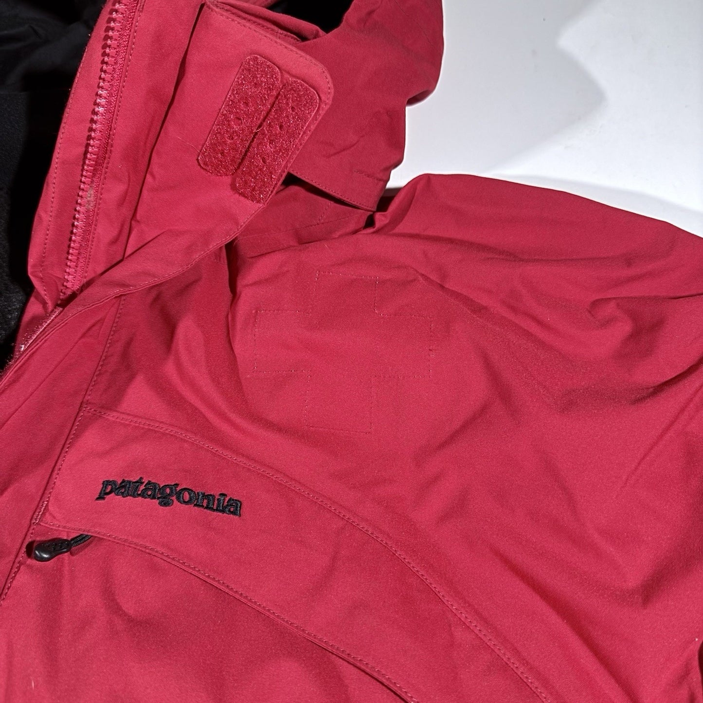 Patagonia Ski Patrol Jacket Mens XL Red Black Cross Rescue Shell Coat (See Pics)