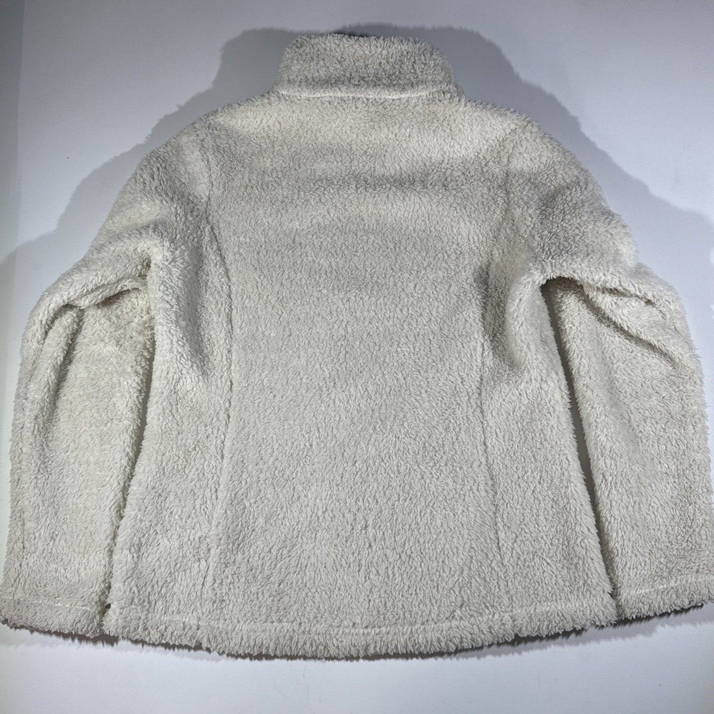 Patagonia Los Gatos Women Size Small White Fleece 1/4 Zip Pullover STY25235FA19