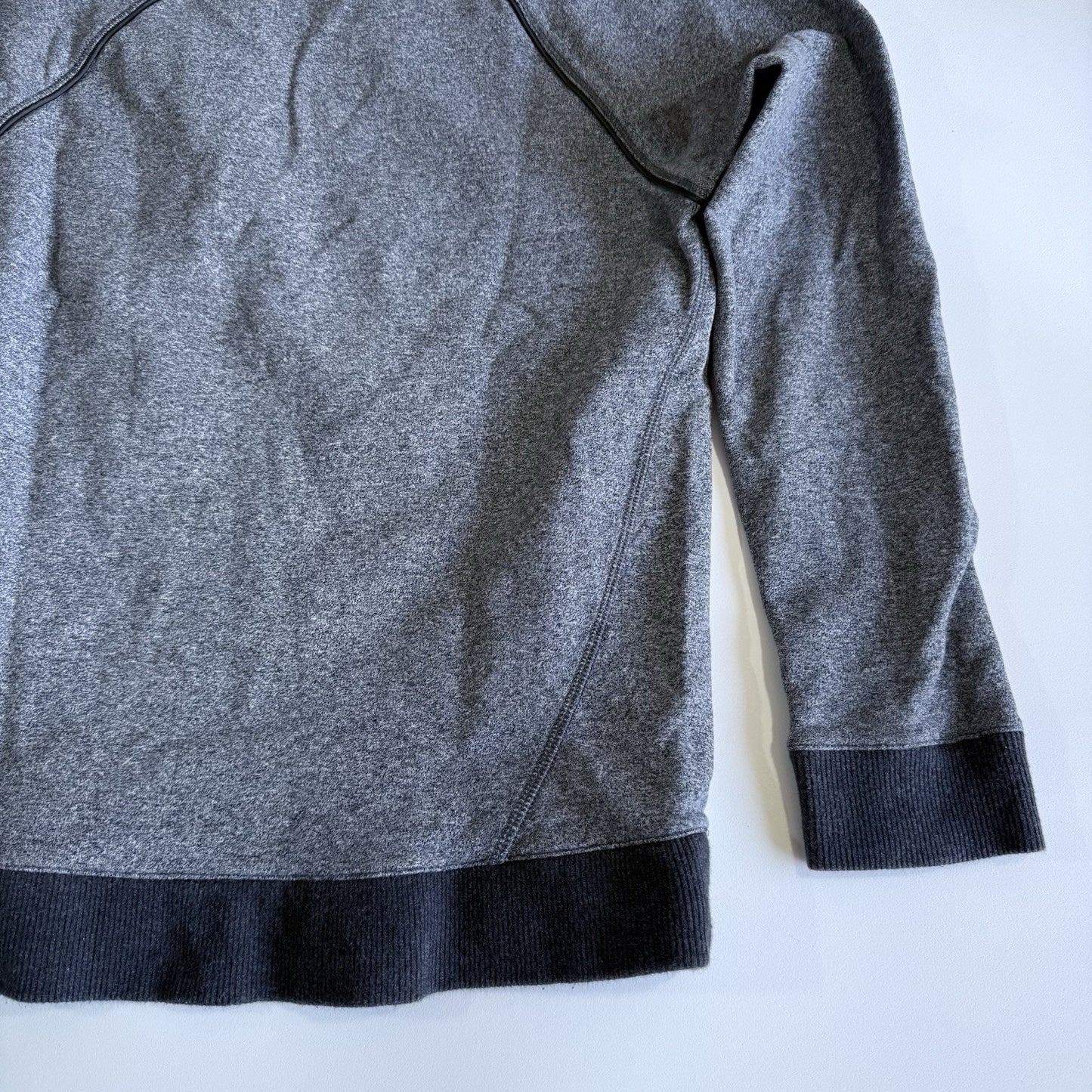 Lululemon Sweatshirt Womens S Crew Love Scoop Neck Heather Grey No Tag