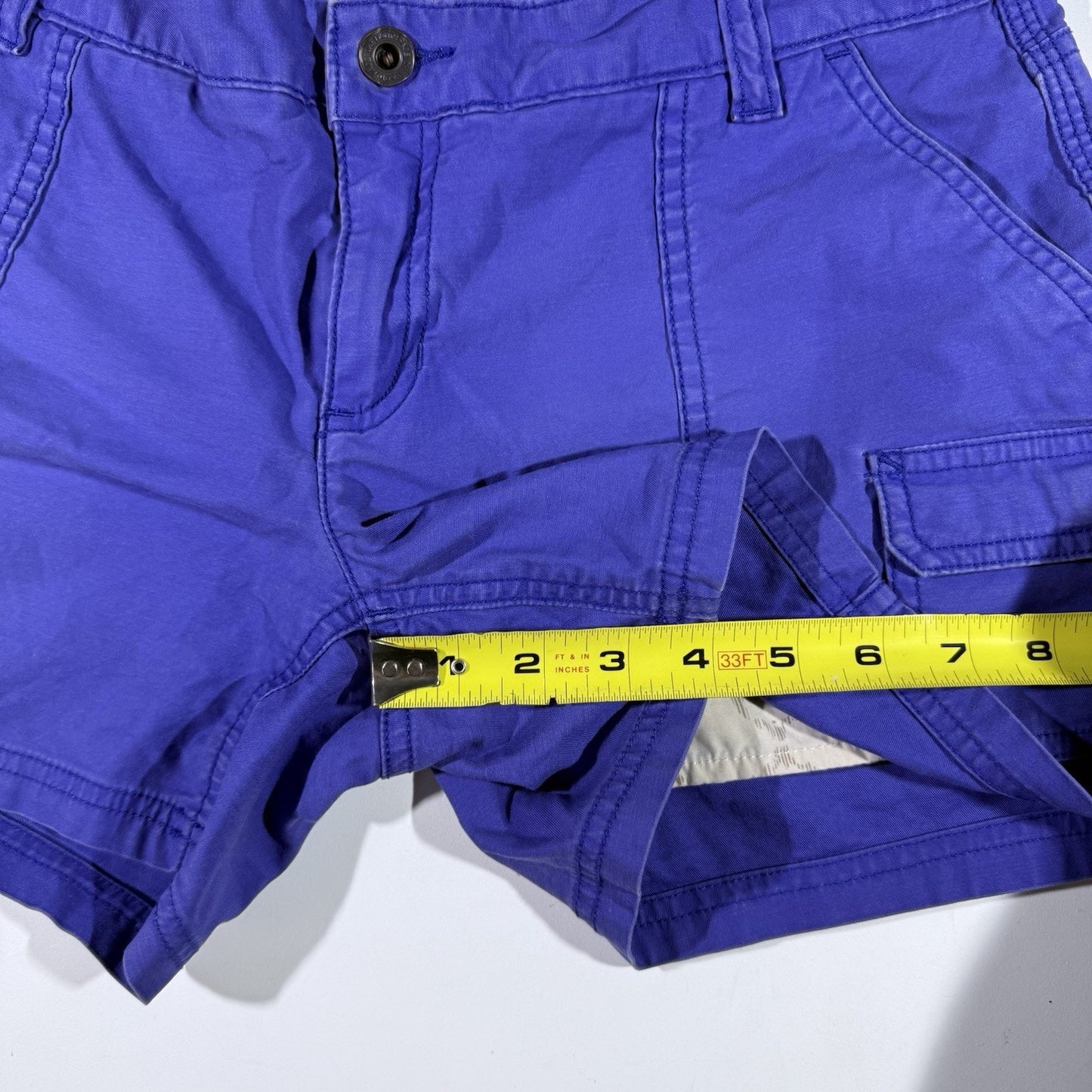 The North Face Paramount Cargo Shorts Womens 10 Purple Hiking Outdoor Nylon