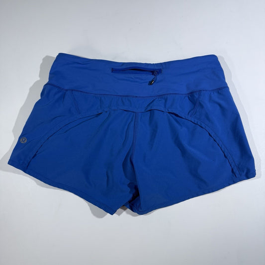 Lululemon Women’s Hotty Hot Shorts Blue Size 4 – 3” Inseam Running Athletic