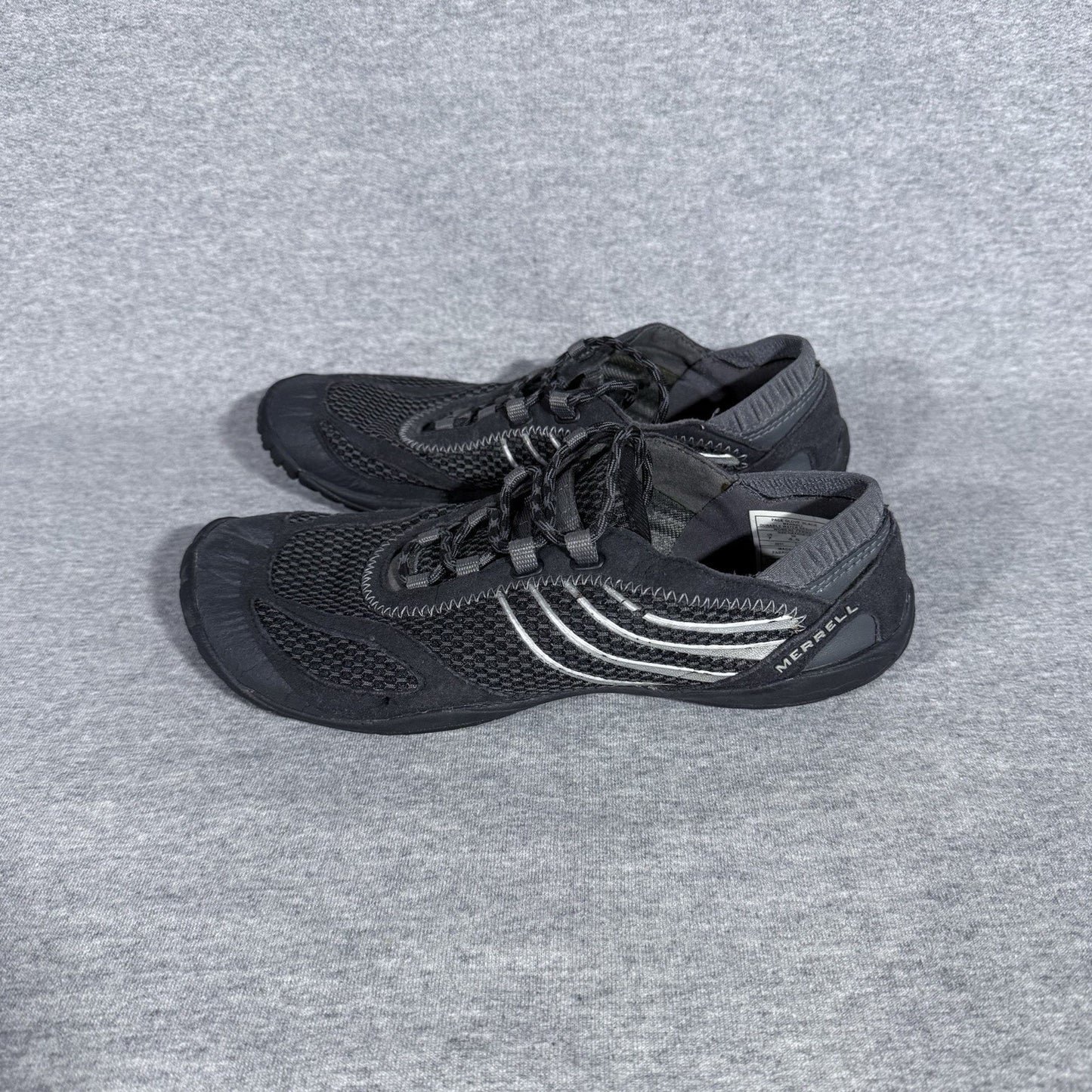 Merrell Pace Glove Women’s Size 7 US 38 EU Black Vibram Barefoot Minimalist Shoe