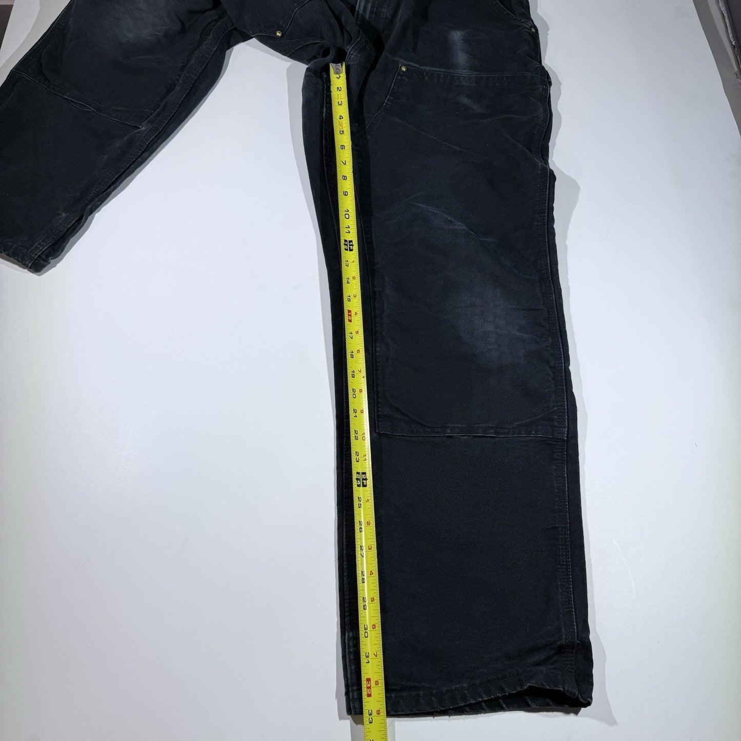 Carhartt B01 Double Knee Work Pants Men’s 42x34 Black Carpenter Utility USA Made