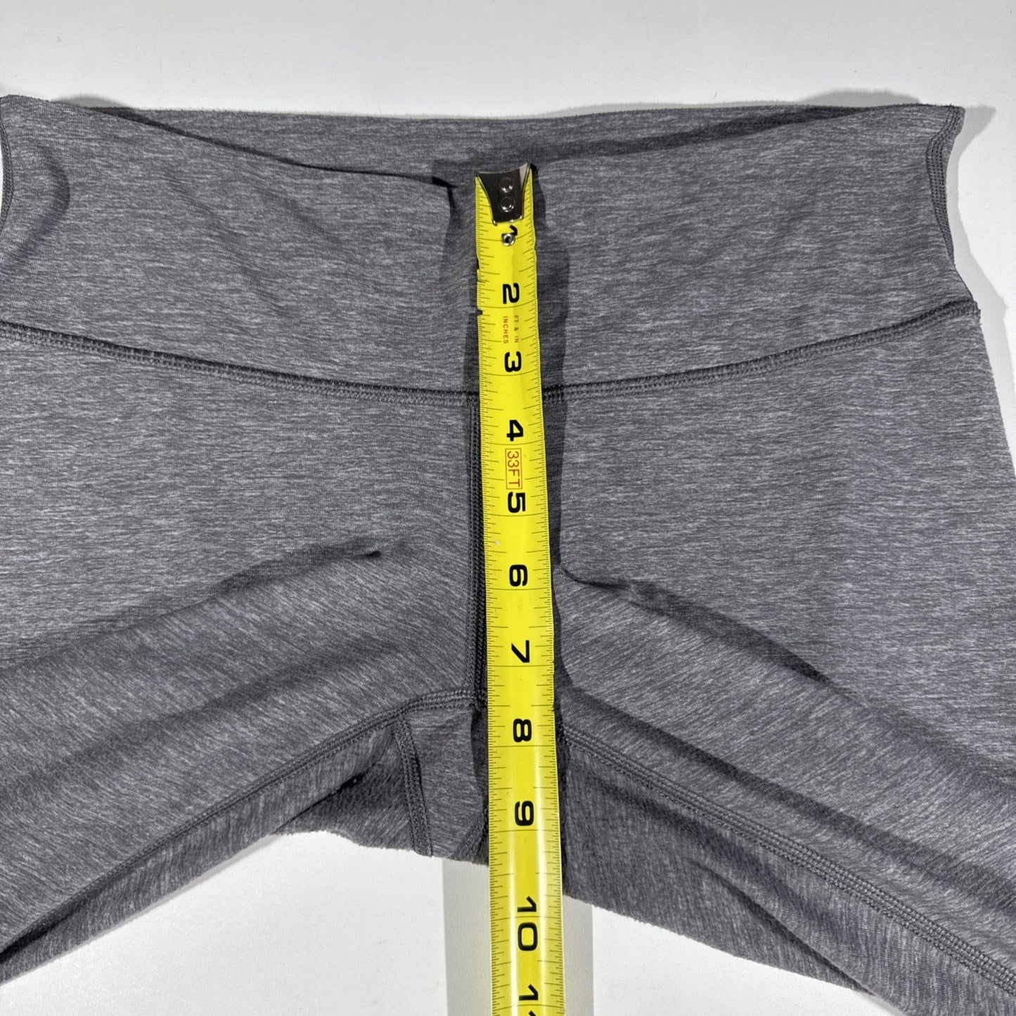 Lululemon Womens Gray Elastic Waist Pull-On Skinny Leg Ankle Leggings Size 8