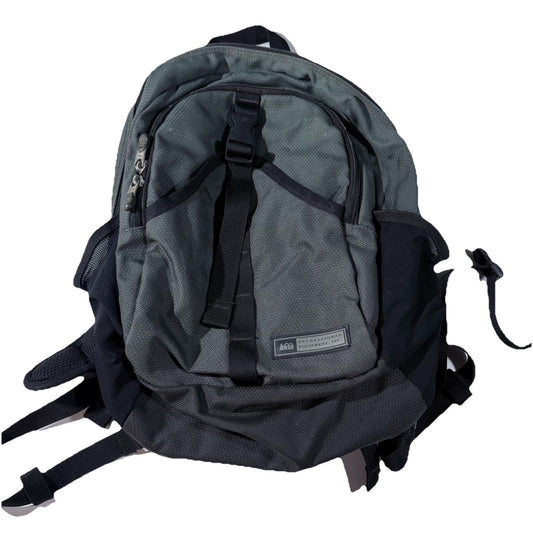 REI Backpack Hiking Daypack Outdoor Camping Travel Gear Green Black
