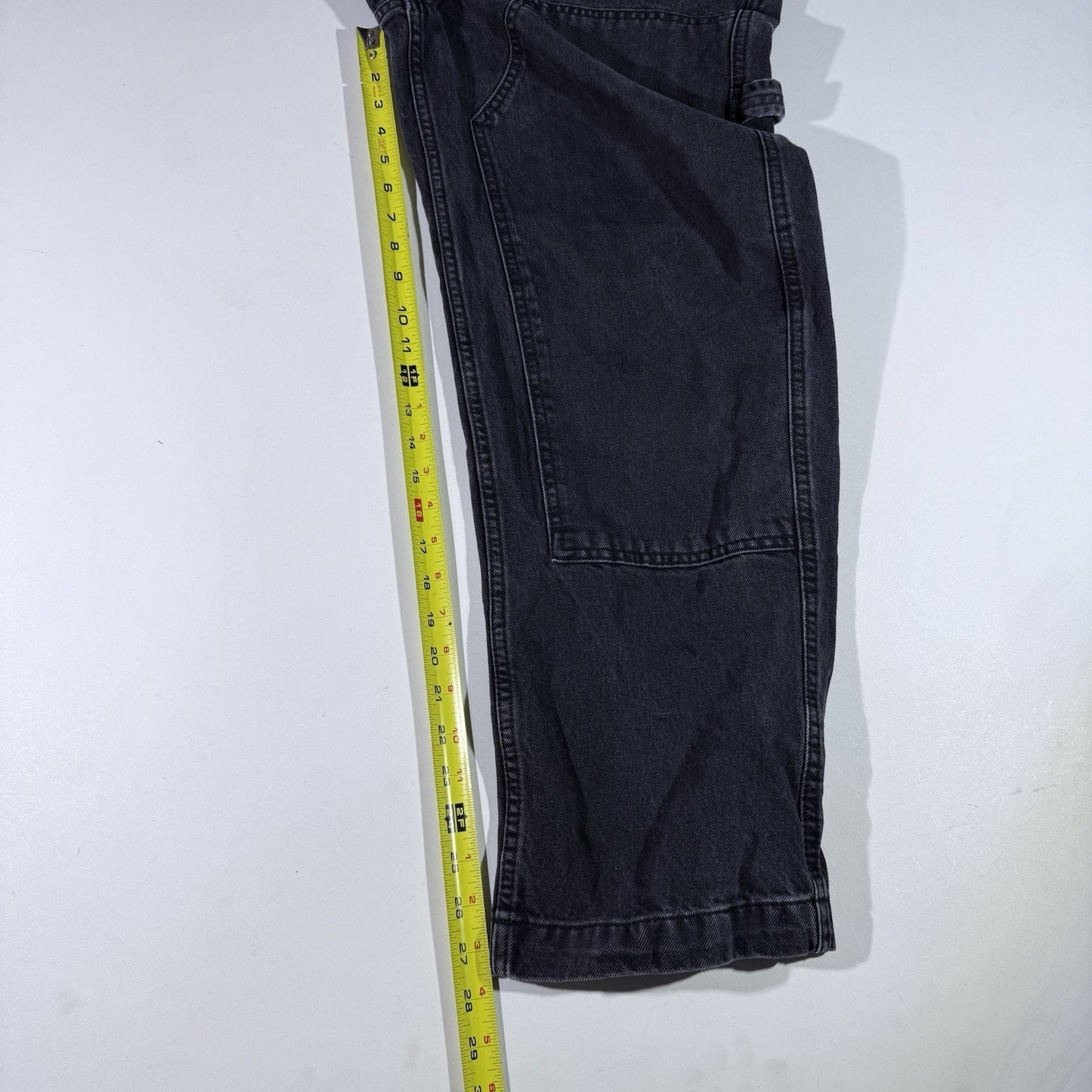 BDG Jeans Mens 30x30 Black Straight Fit Carpenter Double Knee Workwear Pants