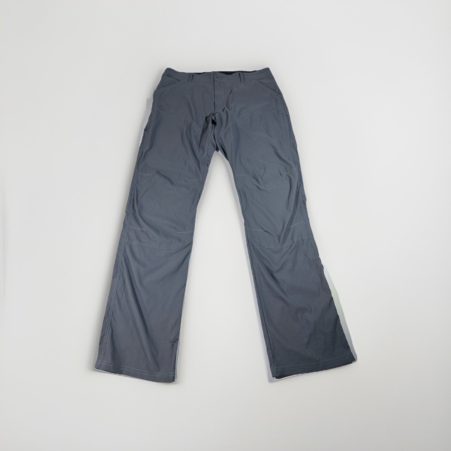 Kuhl Pants Mens 36x34 Blue Renegade Outdoor Hiking Nylon Performance Double Knee