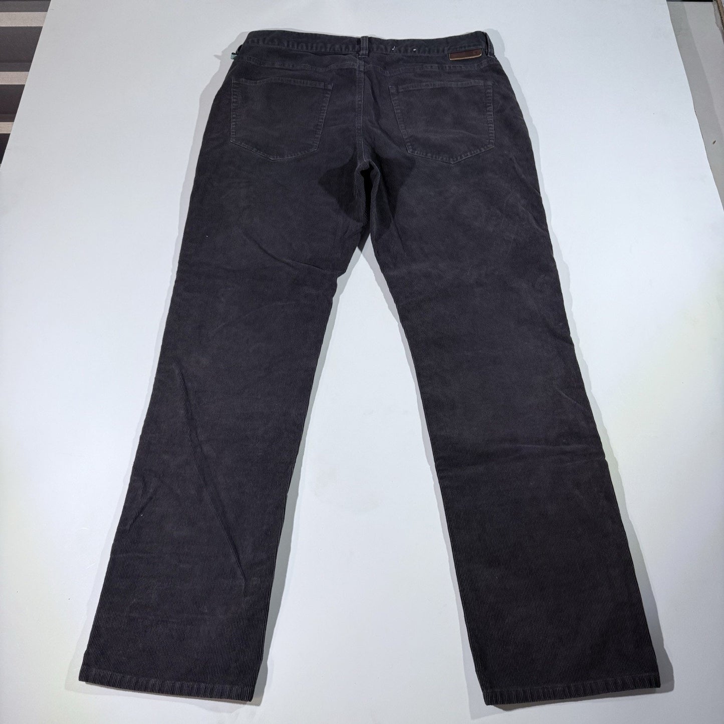 Vissla Men’s Border Corduroy Pants 32x29 Gray Straight Casual Surf Style