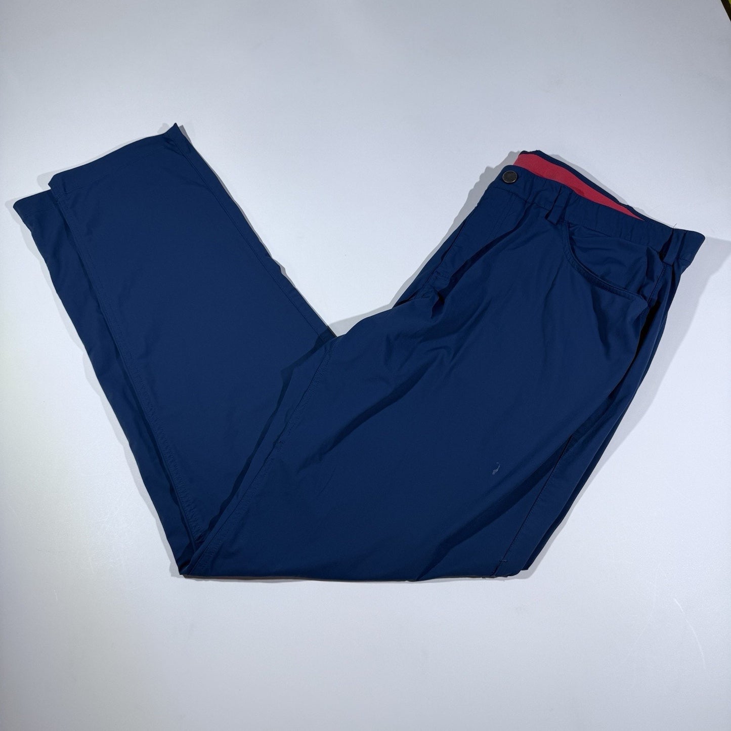 Redvanly Men’s Golf Pants Navy Blue XXL Stretch Performance Casual