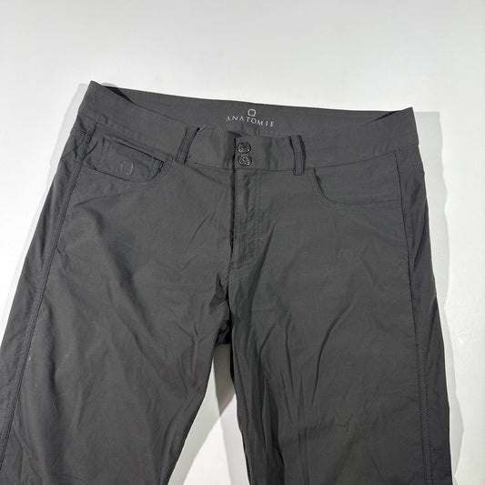 Anatomie Casual Pants Size Large Gray Lightweight Performance Snap Button mens