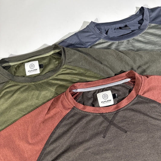 Flylow Mens T-Shirt Lot 3 Pack Size Medium Activewear Outdoor Hiking MTB