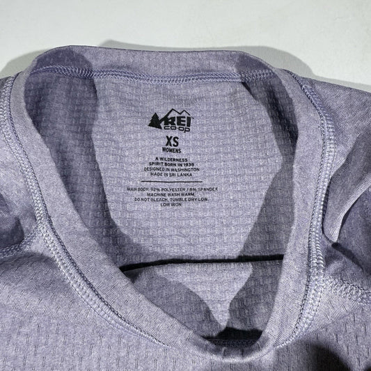 REI Co-op Women’s Base Layer Top XS Purple Long Sleeve Thermal Shirt