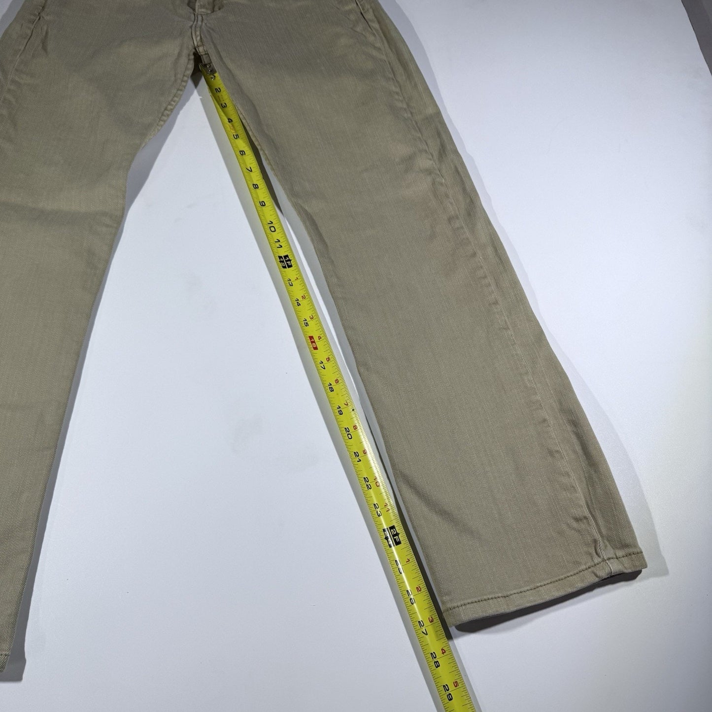 Marine Layer Men’s Pants 30x30 Straight Fit Khaki Beige Casual Cotton Jeans