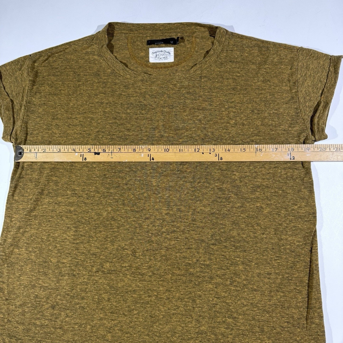 Prana Sustainable Quality Orange T-Shirt Womens Short Sleeve Casual Top Size M