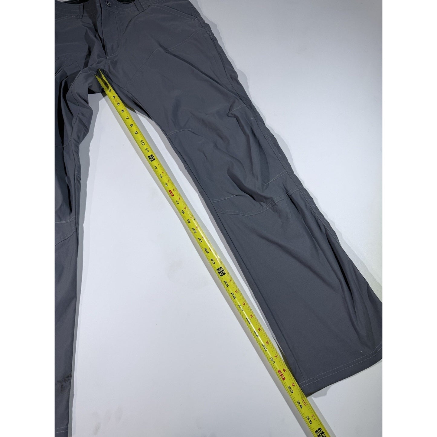 Kuhl Pants Mens 36x34 Blue Renegade Outdoor Hiking Nylon Performance Double Knee