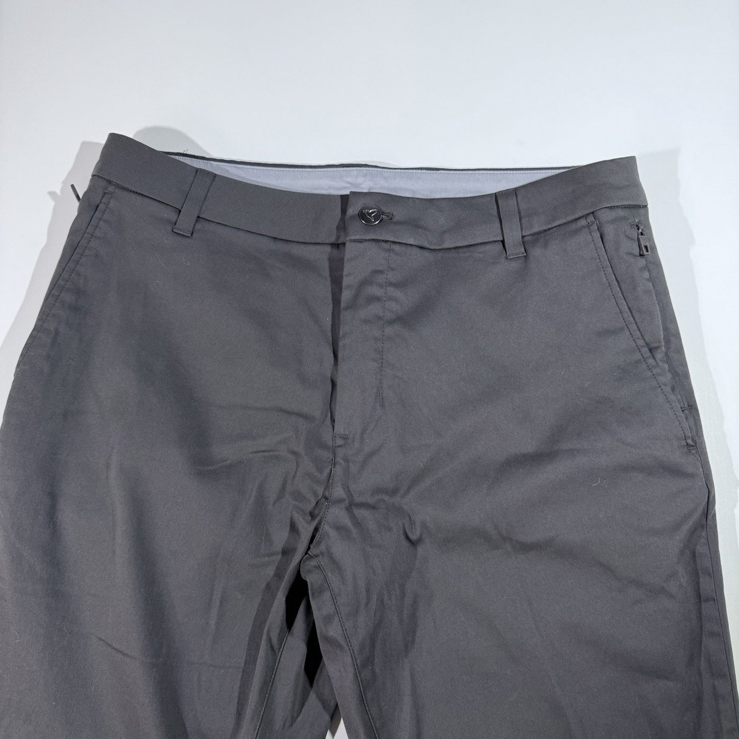 Men’s 34 X 30 Birddogs Boom For Your Boomstick Golf Stretch Chino Pants Gray