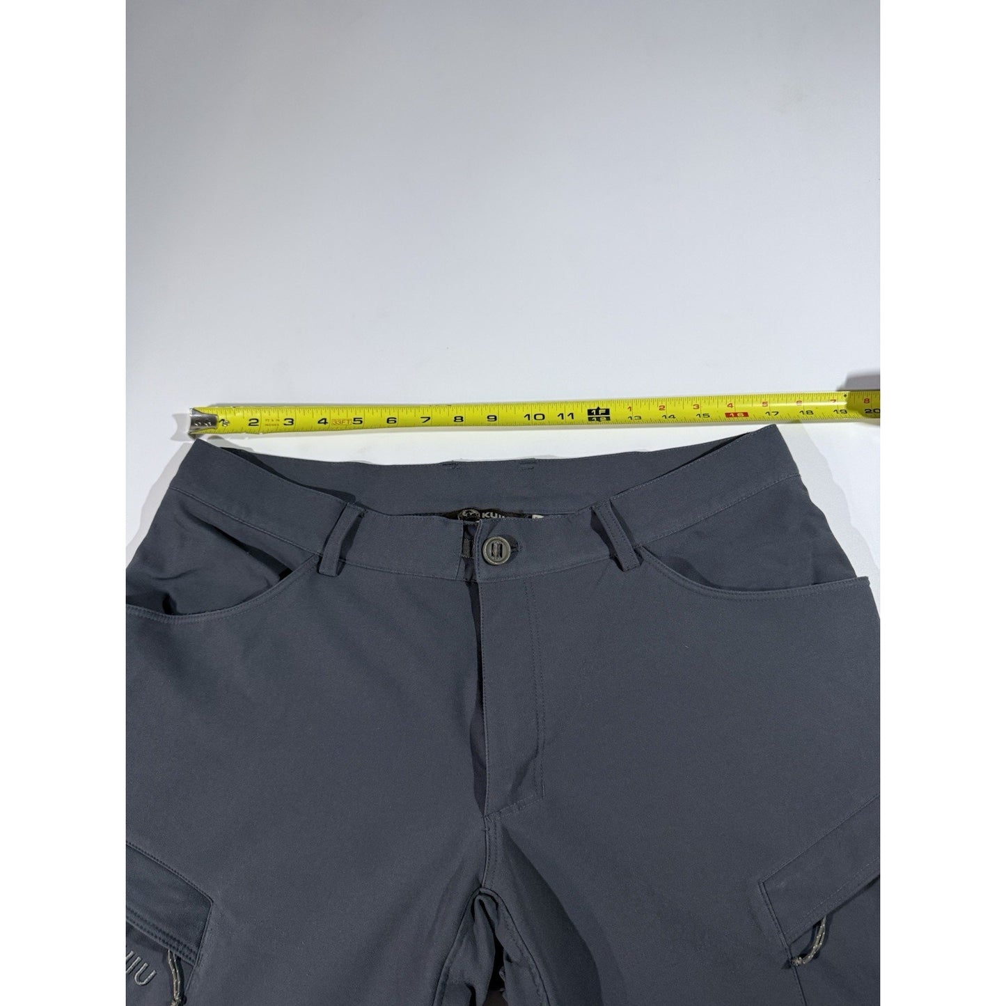 KUIU Sierra Pants Mens 36x33 grey Durable Stretch DWR Polyester Outdoor Hiking