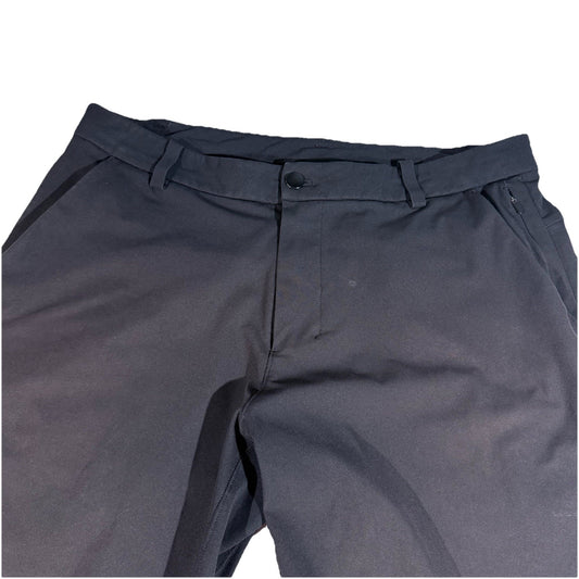 Lululemon Mens Commission Pants Size 32 Black Warpstreme Golf Classic Preppy