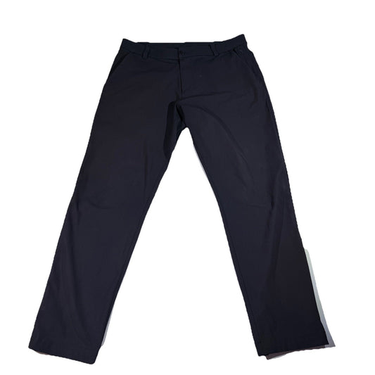 Lululemon Mens Commission Pants Size 32 Black Warpstreme Golf Classic Preppy