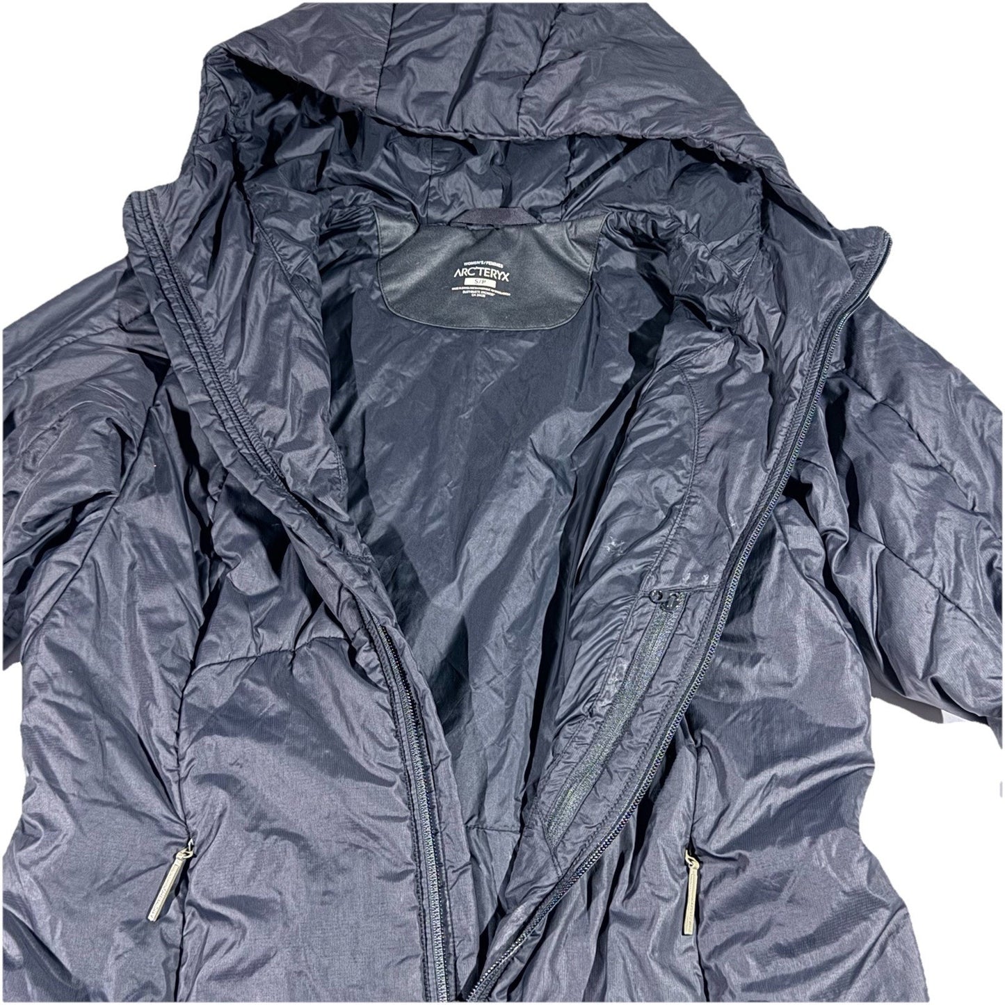 Arc’teryx Jacket Womens Size Small Long Black Puffer Coat Warm Long Sleeve