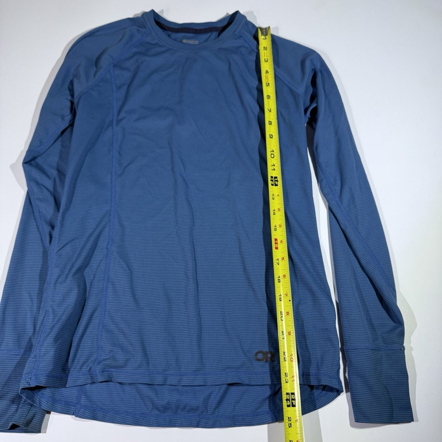 Outdoor Research Echo Long Sleeve Shirt Blue Men’s Size Small Lightweight Hiking