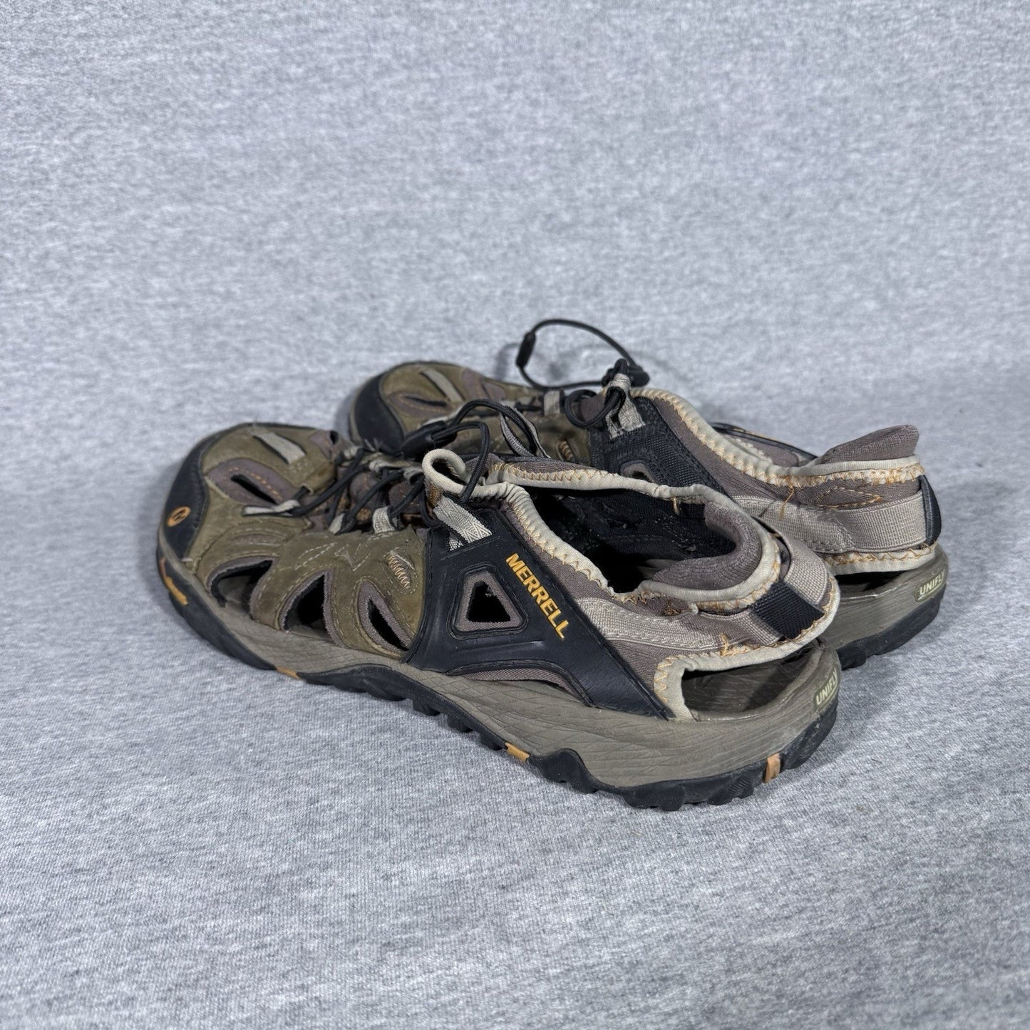 Merrell All Out Blaze Sieve Water Shoes Brindle/Butterscotch Mens Size 10.5