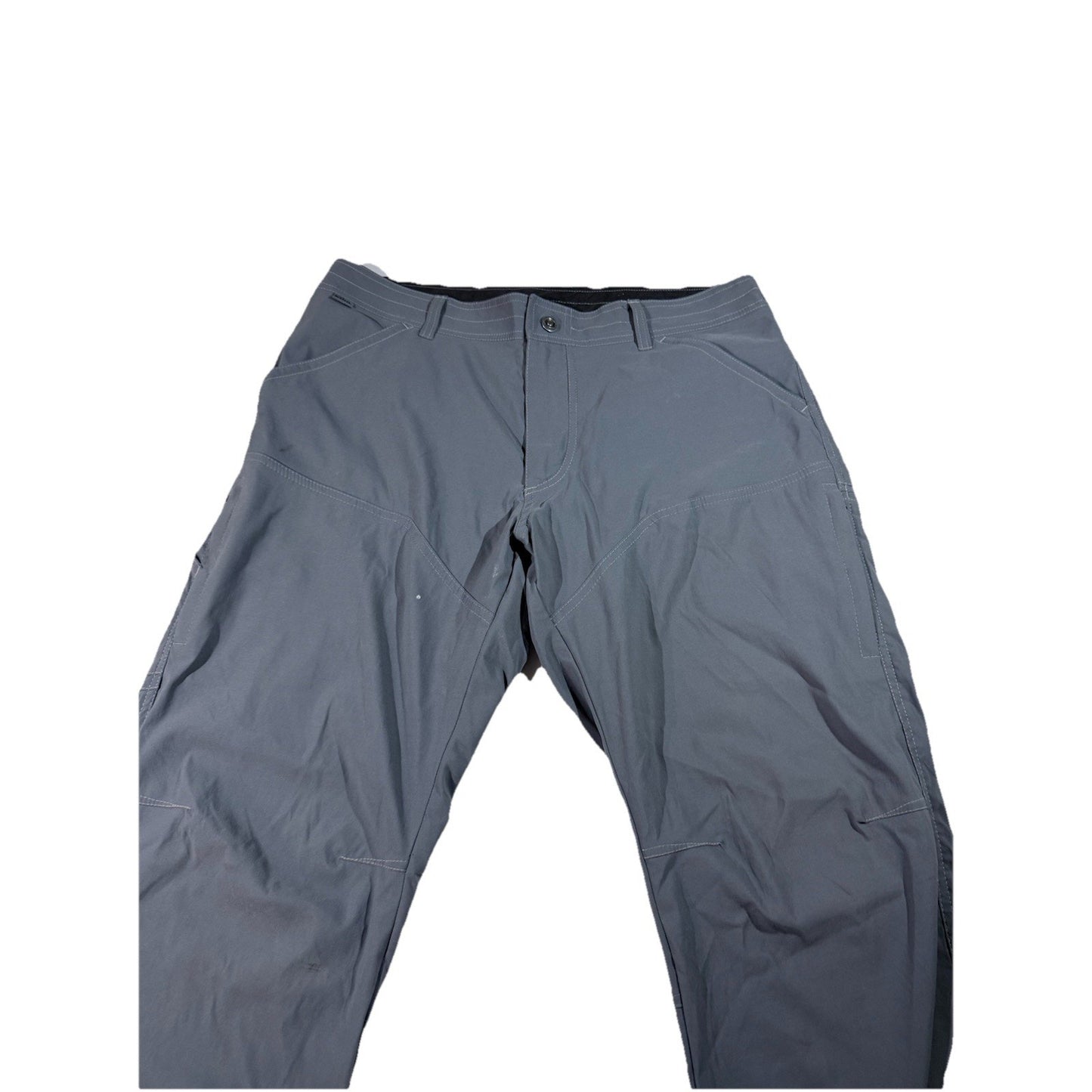 Kuhl Pants Mens 36x34 Blue Renegade Outdoor Hiking Nylon Performance Double Knee