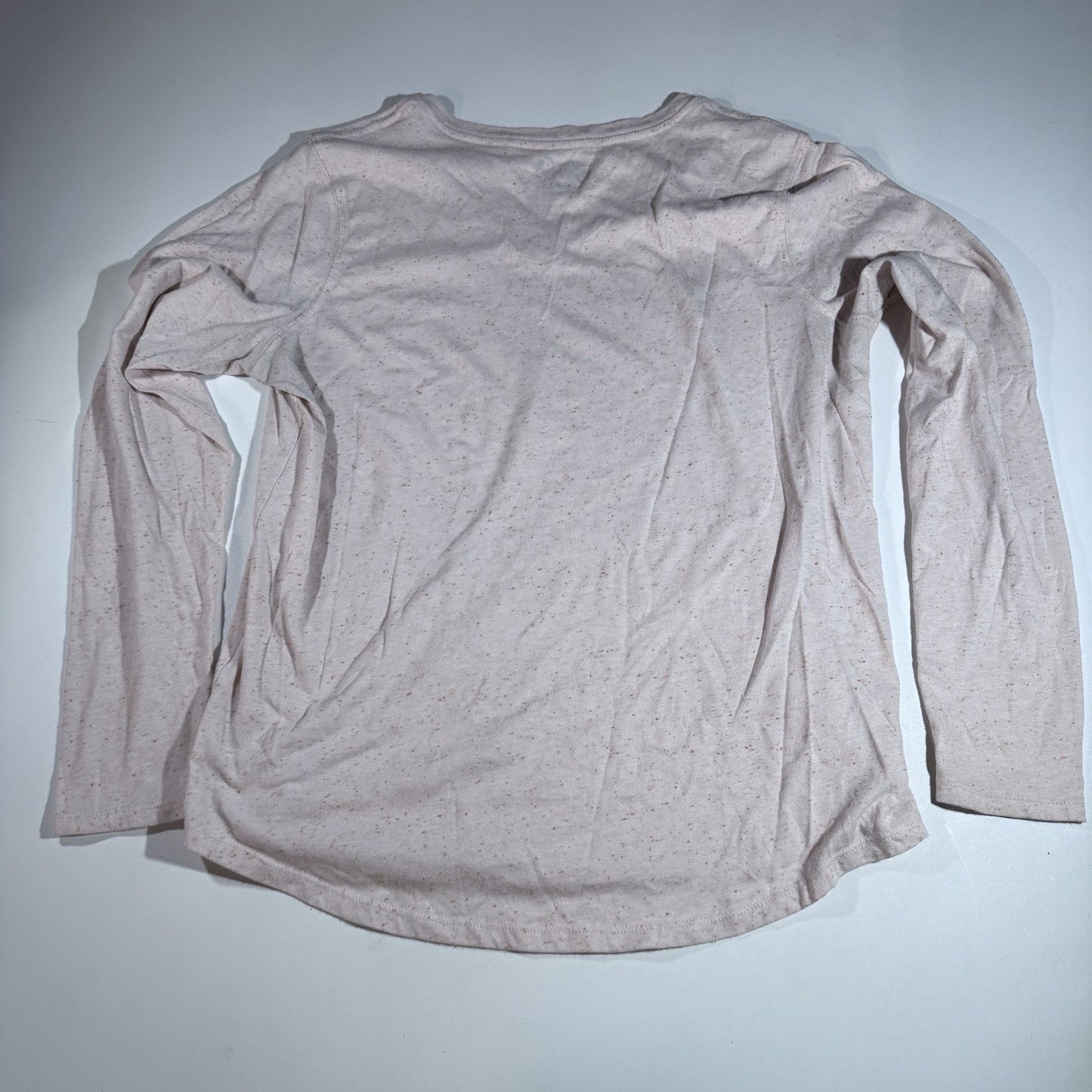 Carhartt Basic V neck Long Sleeves Tee Relaxed Fit Salmon Pink Shirt Size Xl