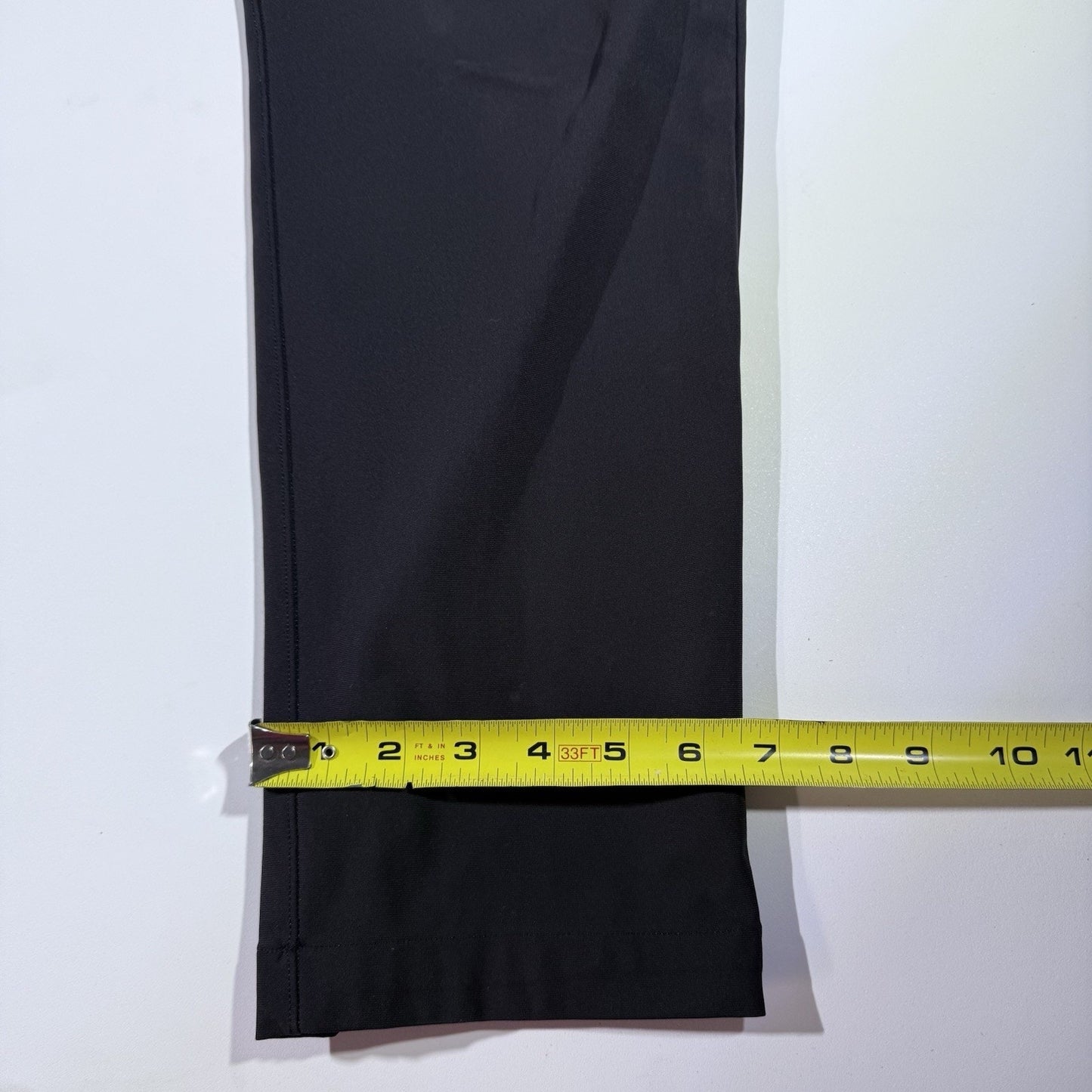 Lululemon Mens Commission Pants Size 32 Black Warpstreme Golf Classic Preppy